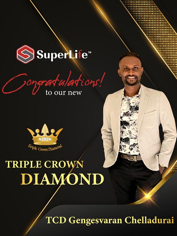 TRIPLE CROWN DIAMOND - Gengesvaran Chelladurai